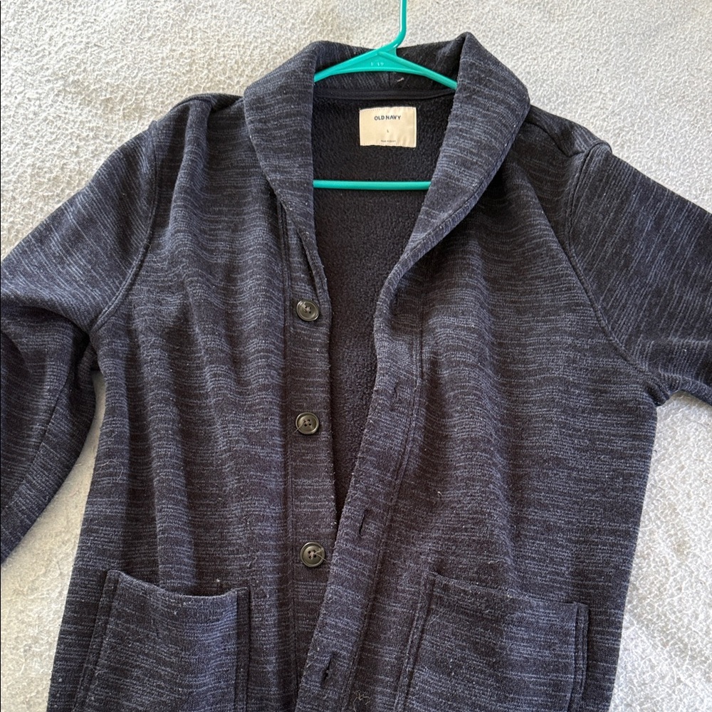 Old Navy Dark Gray Men's Cardigan Sweater